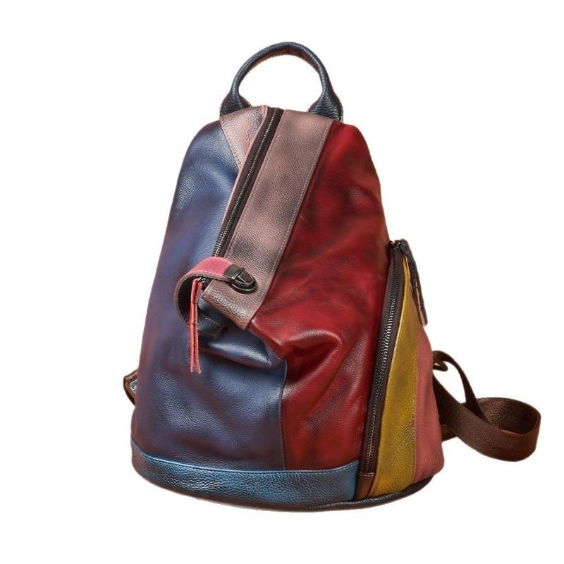 Leather Work Womens Backpack - Tas Ransel Kerja Vintage Elegan untuk