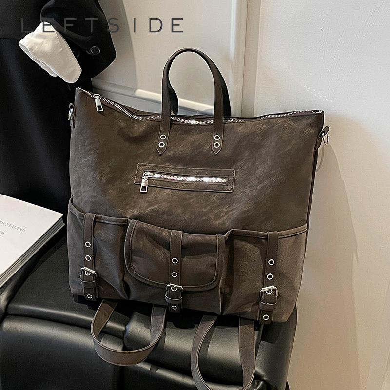 Leather Work Womens Backpack - Tas Bahu Kulit Vintage Wanita 2026