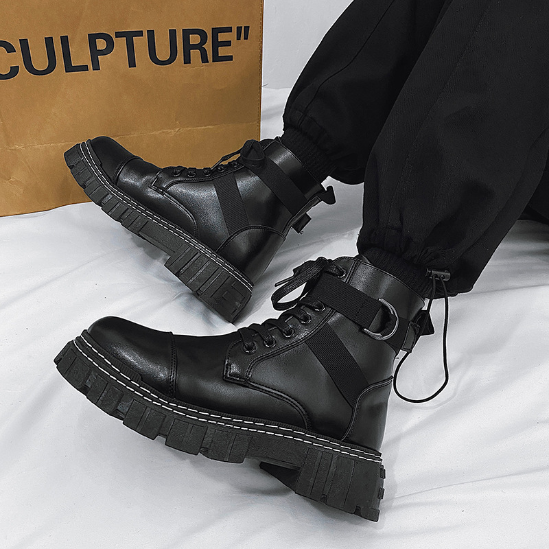 Leatherwork Clamp - Sepatu bot pria 2025 sepatu pria