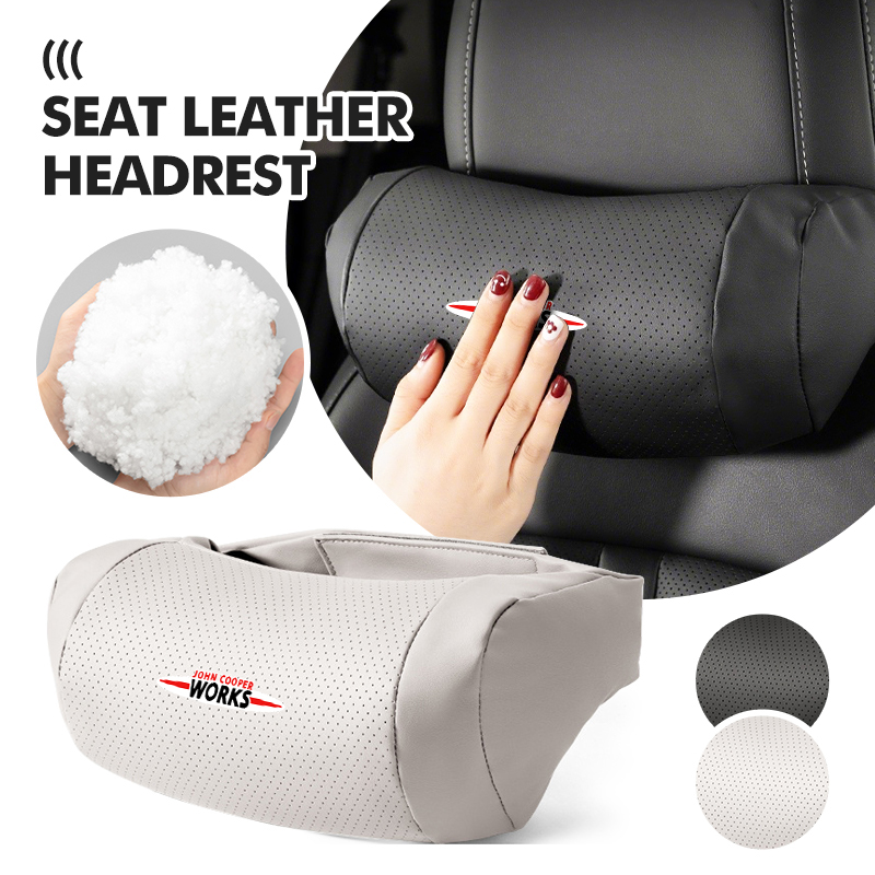 Leather Work For Car - Bantal Penyangga Leher Sandaran Kepala Kursi