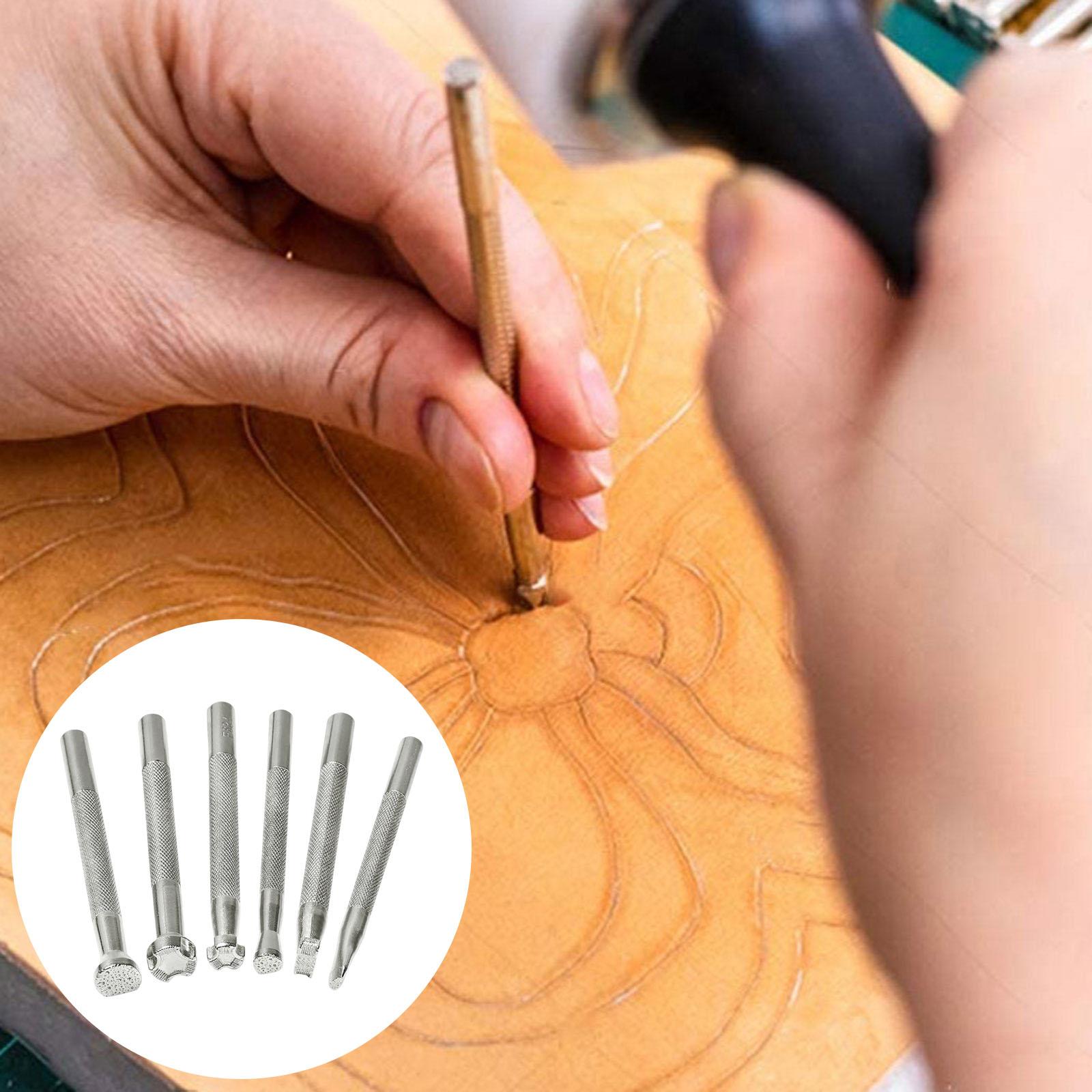 Leatherwork Art - 6 Buah Alat Stempel Kulit Stempel