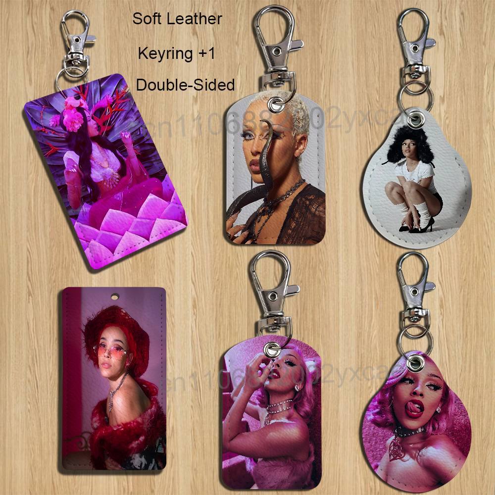 Leatherwork Art - Tempat Kartu art So High red