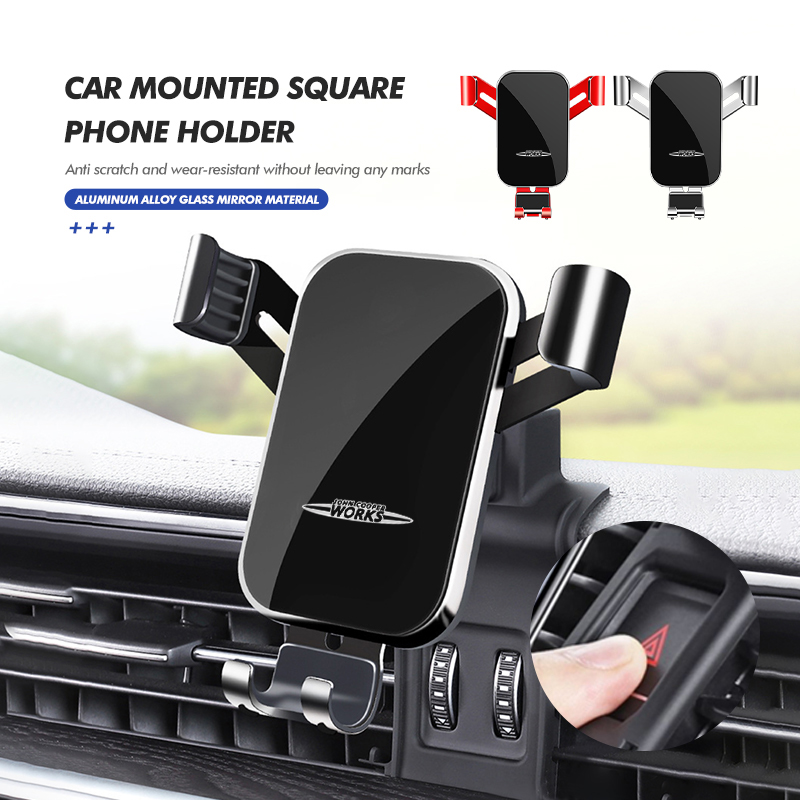 Leather Work For Car - Tempat Ponsel Gravitasi Ventilasi Udara Mobil