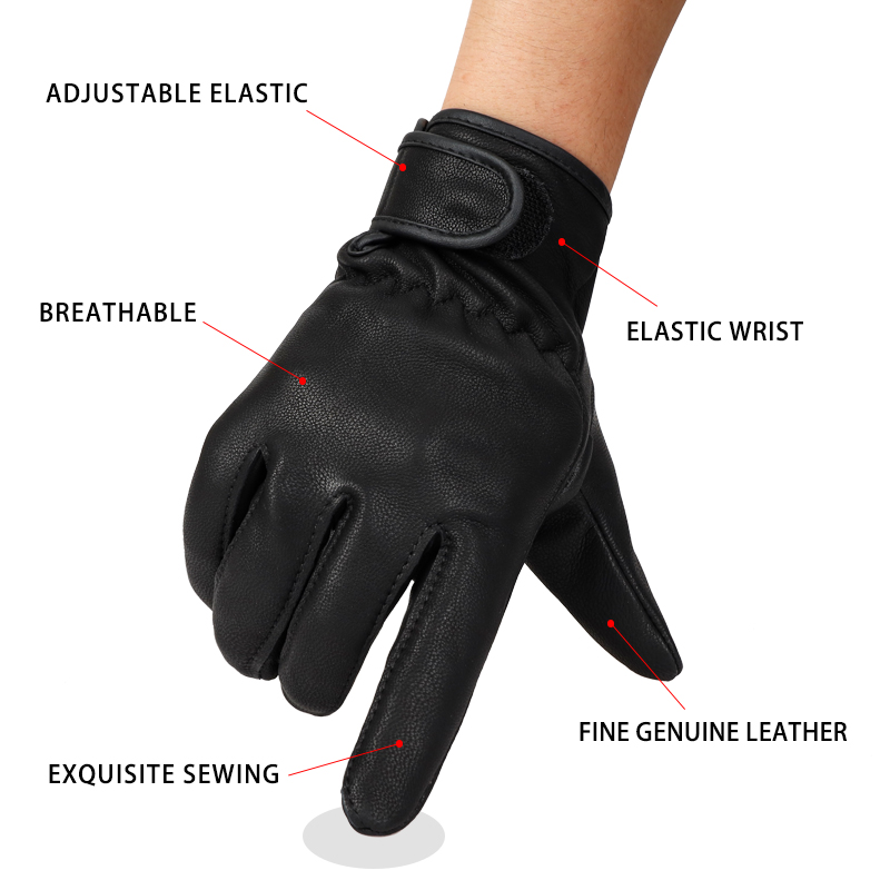 Leather Work For Car - QIANGLEAF Sarung Tangan Keselamatan MTB Mobil