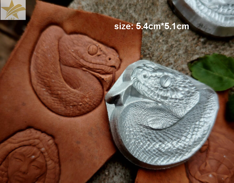 Leatherwork Flowers - Cetakan Ukiran Kulit Motif Ular Maidush,