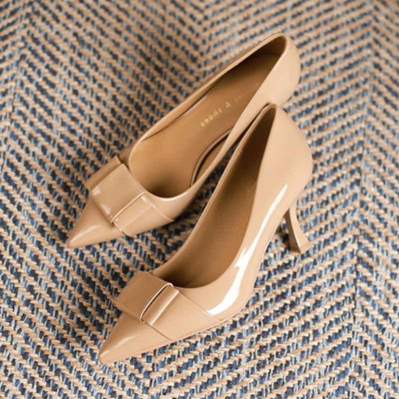 Leatherwork In French - Sepatu Hak Tinggi untuk Wanita Sepatu