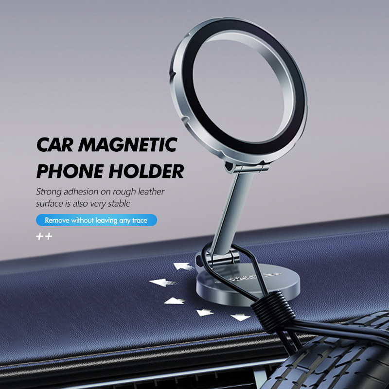 Dudukan Ponsel Mobil Magnetik  - Leather Work For Car ulasan dan harga