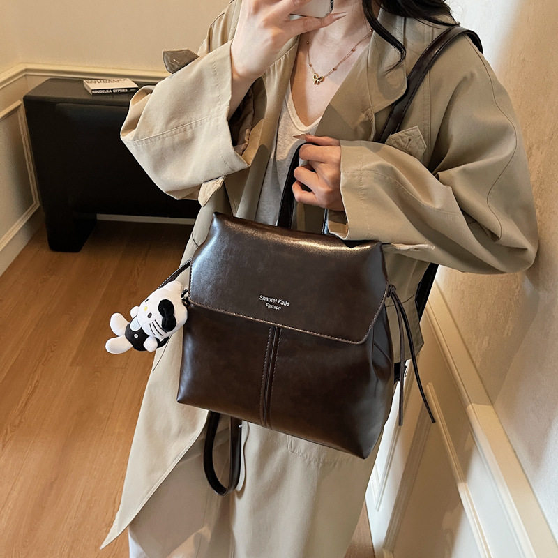 Tas ransel wanita berkapasitas - Leather Work Womens Backpack ulasan dan harga