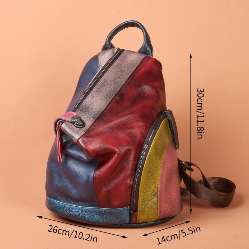 Tas Ransel Kerja Vintage Elega - Leather Work Womens Backpack ulasan dan harga