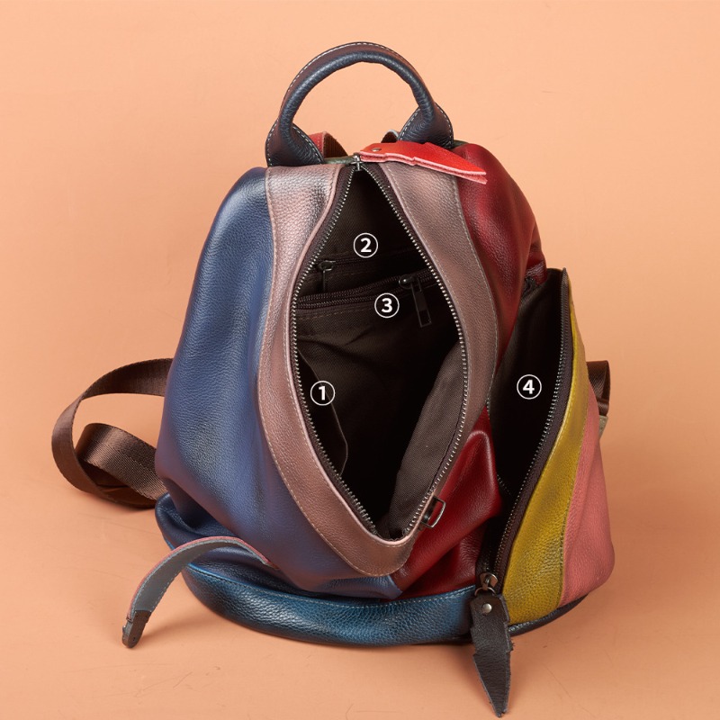 Tas Ransel Kerja Vintage Elega - Leather Work Womens Backpack ulasan dan harga