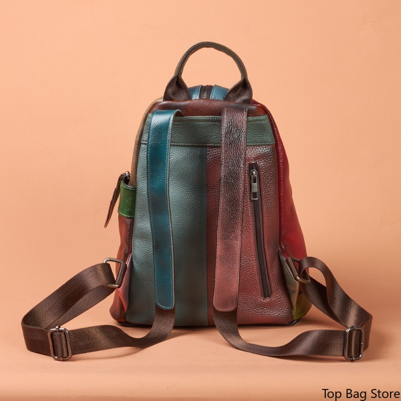 Tas Ransel Kerja Vintage Elega - Leather Work Womens Backpack ulasan dan harga