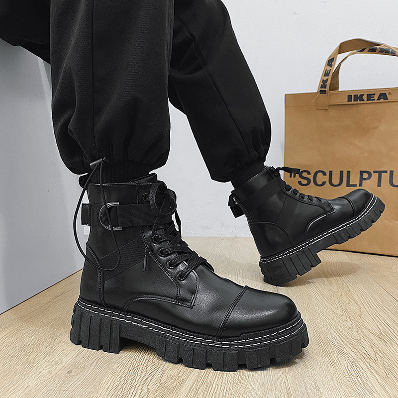 Sepatu bot pria 2025 sepatu pr - Leatherwork Clamp ulasan dan harga