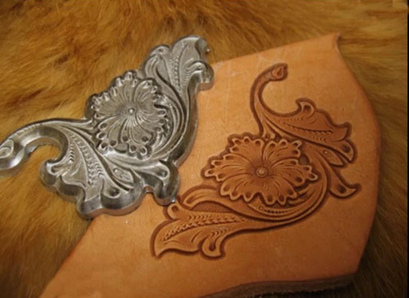 Cetakan Stempel Ukiran Kulit,  - Leatherwork Flowers ulasan dan harga