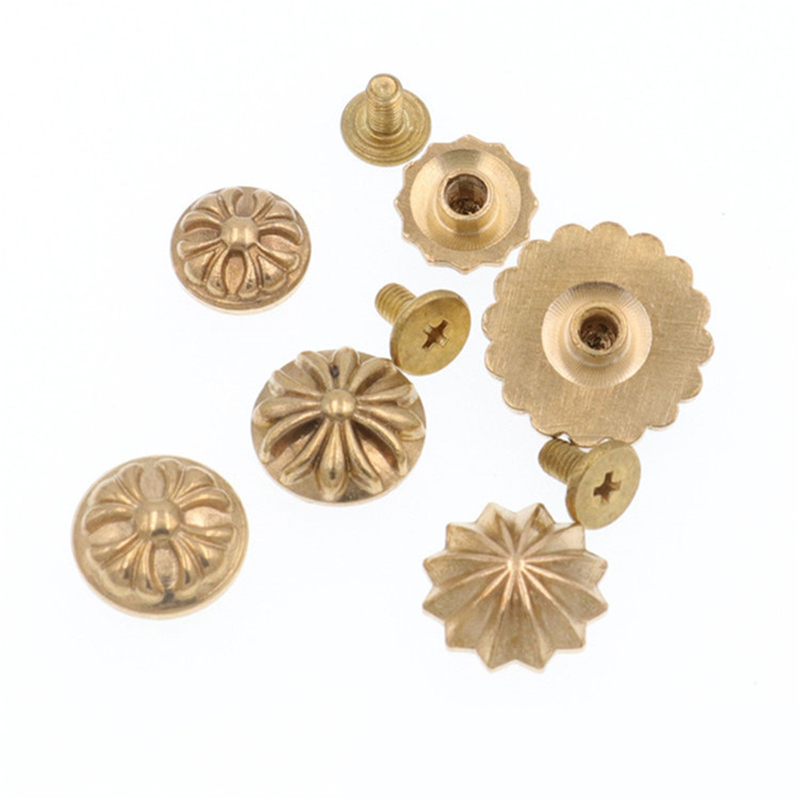 5 Buah Sekrup Kepala Bunga Kun - Leatherwork Flowers ulasan dan harga