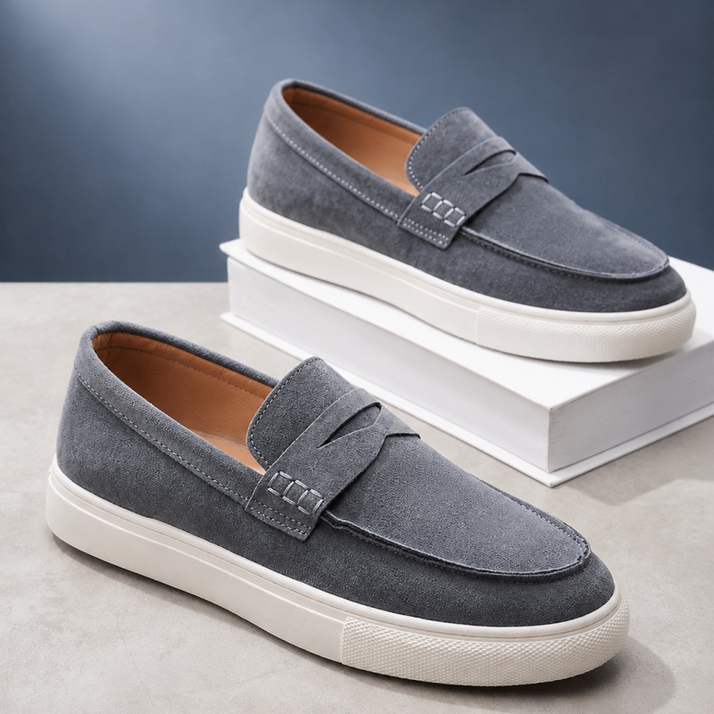 Sepatu Kasual Pria Kulit Suede - Leatherwork Clamp ulasan dan harga