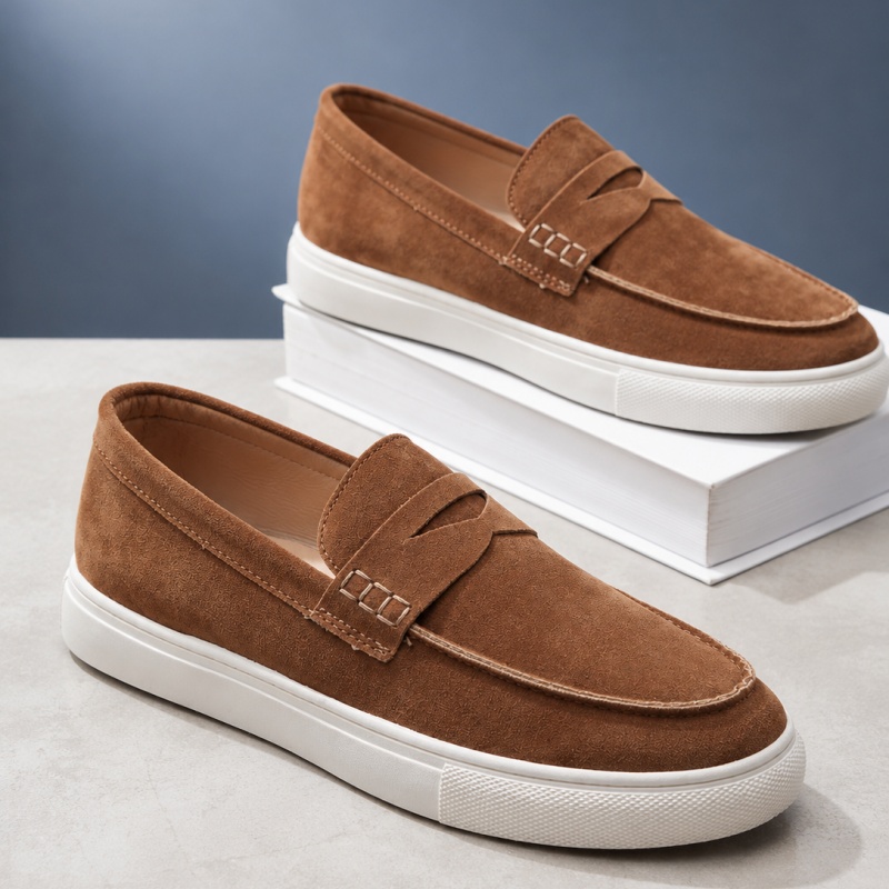 Sepatu Kasual Pria Kulit Suede - Leatherwork Clamp ulasan dan harga