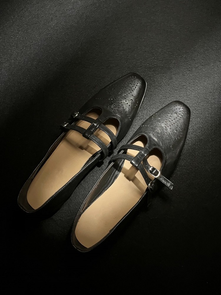 Sepatu Kulit Asli Wanita Model - Leatherwork In French ulasan dan harga