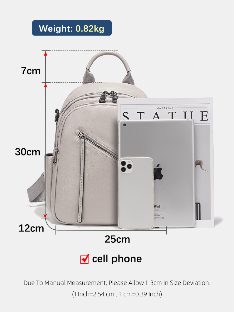 Zency Tas Ransel Kulit Asli Wa - Leather Work Womens Backpack ulasan dan harga