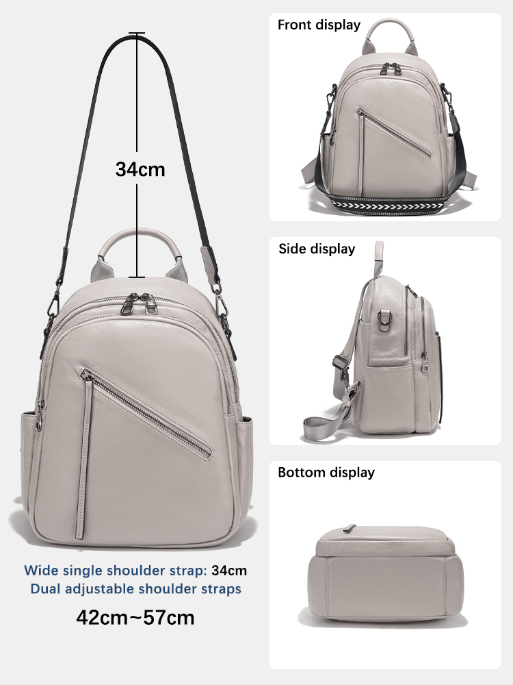 Zency Tas Ransel Kulit Asli Wa - Leather Work Womens Backpack ulasan dan harga