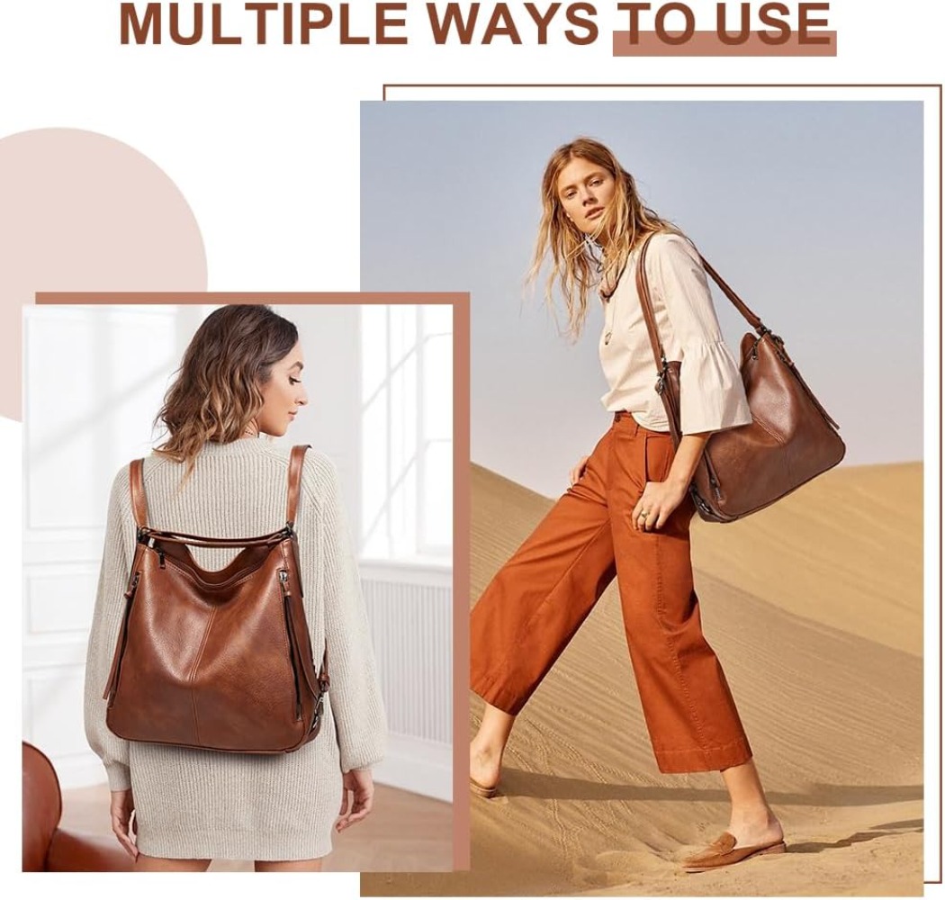 Tas Tangan Wanita Mewah Bahan  - Leather Work Womens Backpack ulasan dan harga