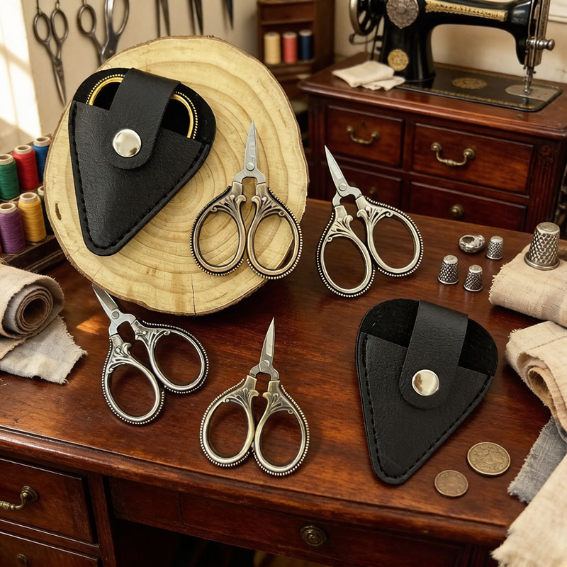 Gunting Mini Vintage dengan Pe - Leatherwork Art ulasan dan harga