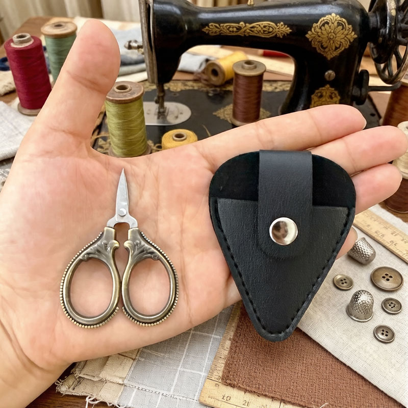 Gunting Mini Vintage dengan Pe - Leatherwork Art ulasan dan harga