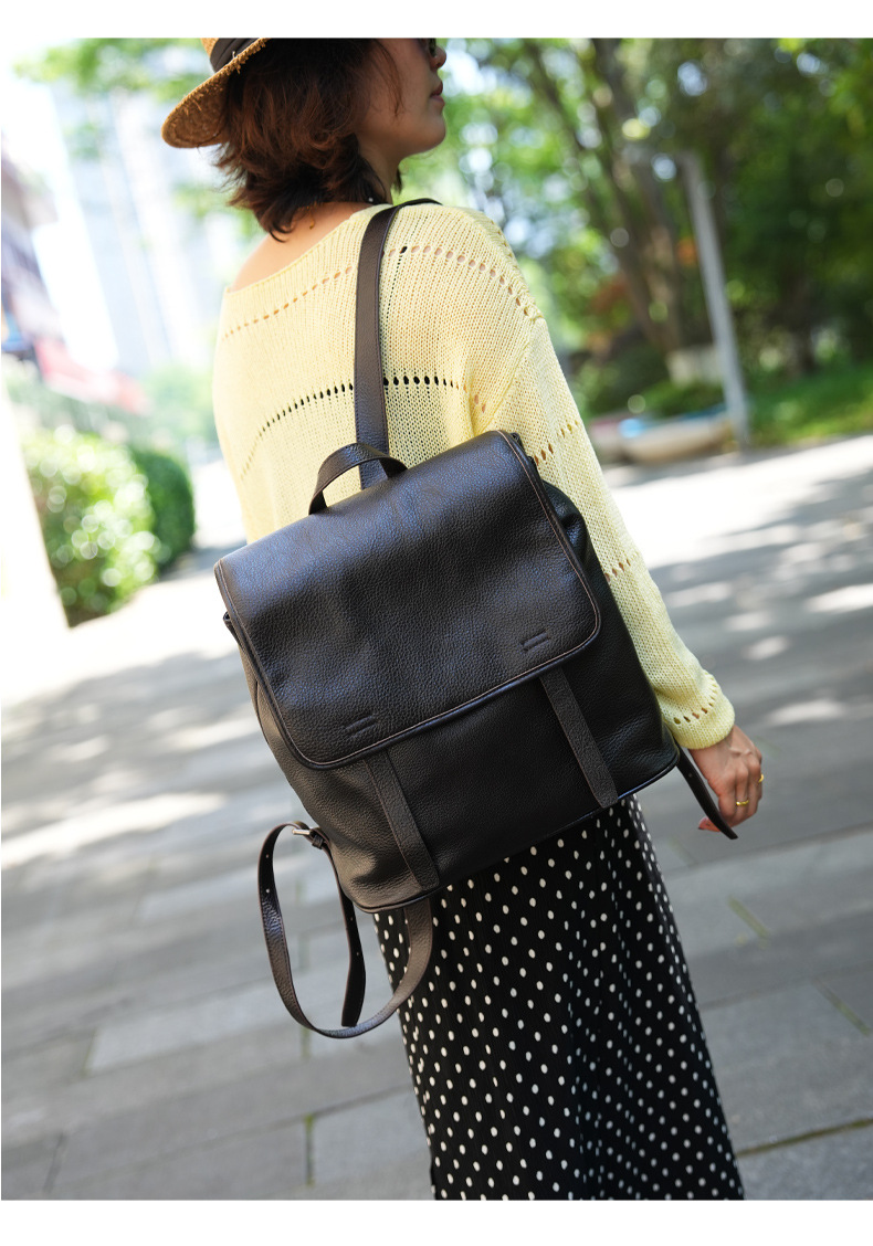 Tas Ransel Kulit Sapi Asli Wan - Leather Work Womens Backpack ulasan dan harga
