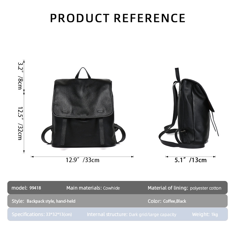 Tas Ransel Kulit Sapi Asli Wan - Leather Work Womens Backpack ulasan dan harga