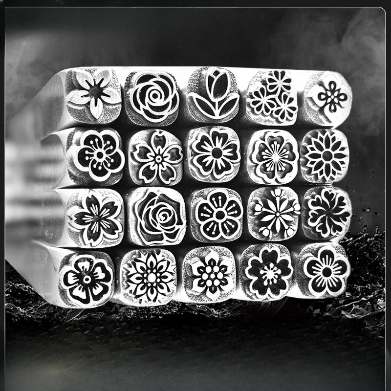 Alat Stamping Logam Motif Bung - Leatherwork Flowers ulasan dan harga