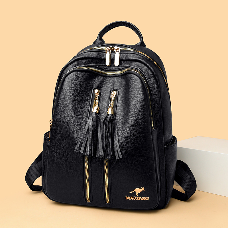 Tas Ransel Wanita Kulit PU War - Leather Work Womens Backpack ulasan dan harga