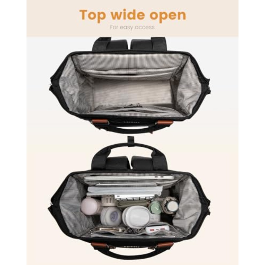 Tas Ransel Laptop untuk Wanita - Leather Work Womens Backpack ulasan dan harga