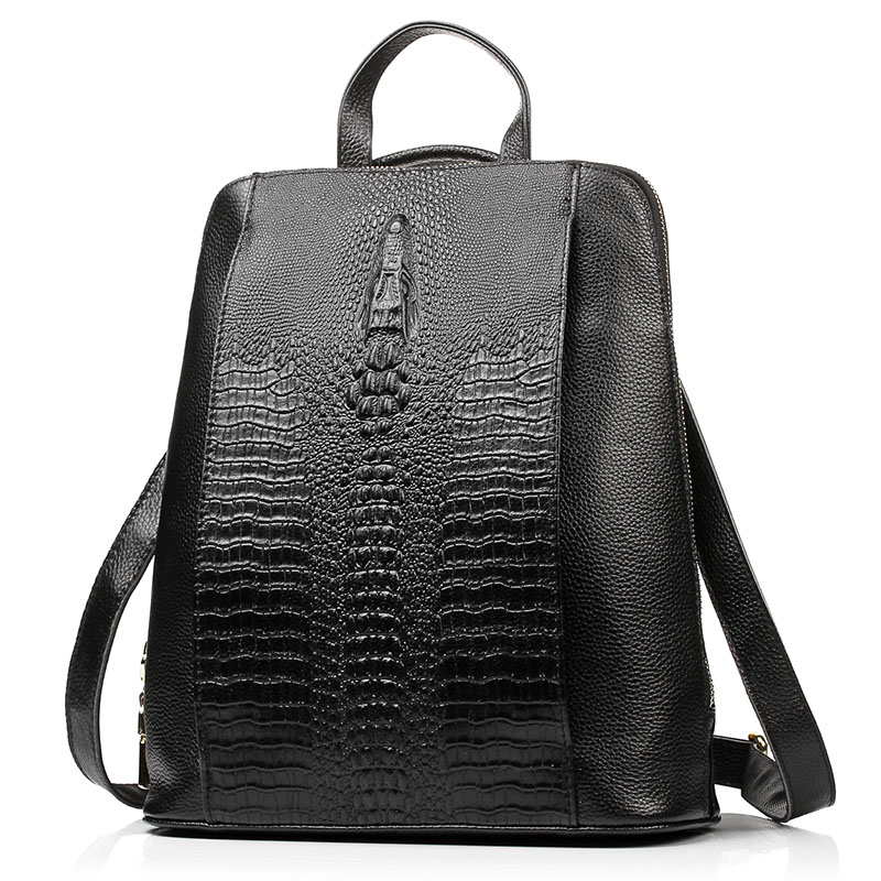 Tas Ransel Kulit Buaya Wanita  - Leather Work Womens Backpack ulasan dan harga