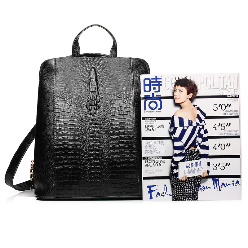 Tas Ransel Kulit Buaya Wanita  - Leather Work Womens Backpack ulasan dan harga