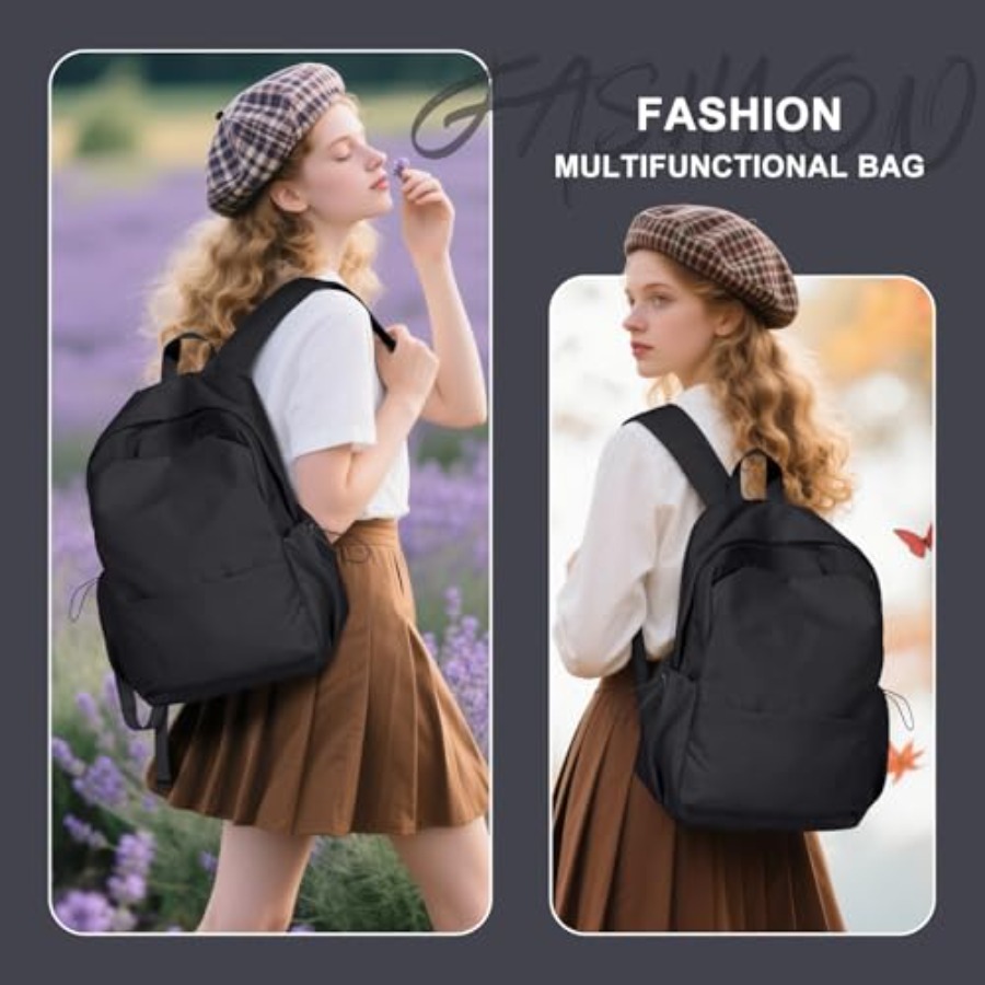 Ransel Hitam untuk Wanita, Ran - Leather Work Womens Backpack ulasan dan harga