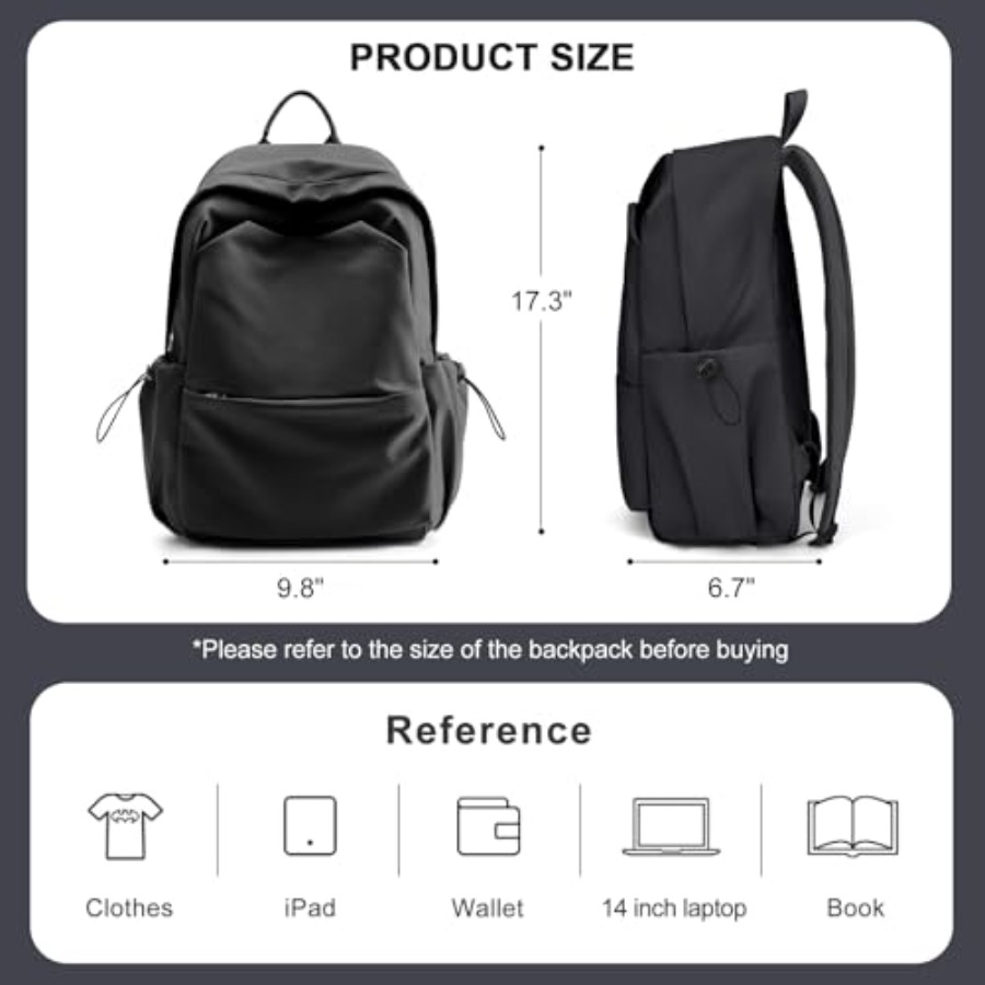 Ransel Hitam untuk Wanita, Ran - Leather Work Womens Backpack ulasan dan harga
